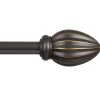 Clearance Sale 36-66 Fast Fit Bailey Oil Rubbed Bronze Window Decorative Rod 5/8