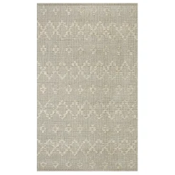 Clearance Sale (B726) Honeybloom Neutral Flatweave Accent Rug, 3 5