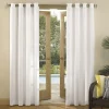 Clearance Sale Darian White Outdoor Light Filtering Curtain Panel, 84