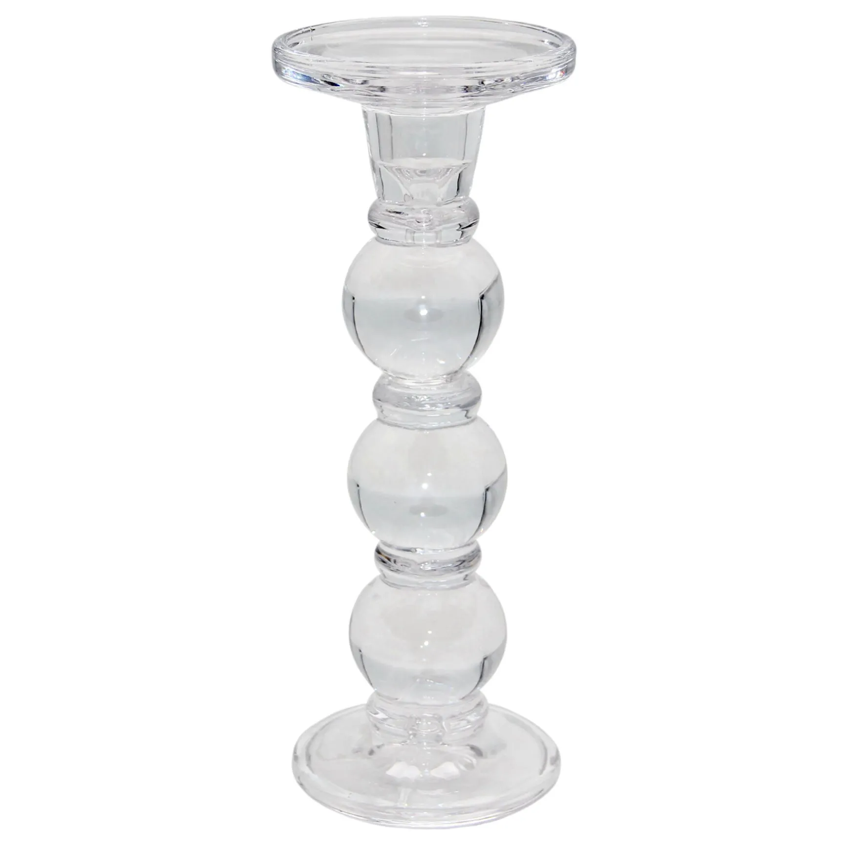 Clearance Sale Grace Mitchell Glass Pillar Candle Holder, 9.5