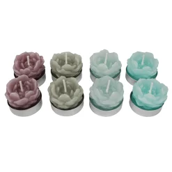 Clearance Sale Grace Mitchell 8-Pack Flower Tealight Candles