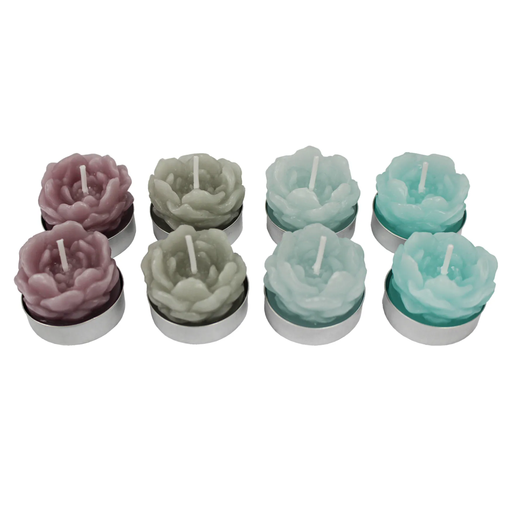 Clearance Sale Grace Mitchell 8-Pack Flower Tealight Candles