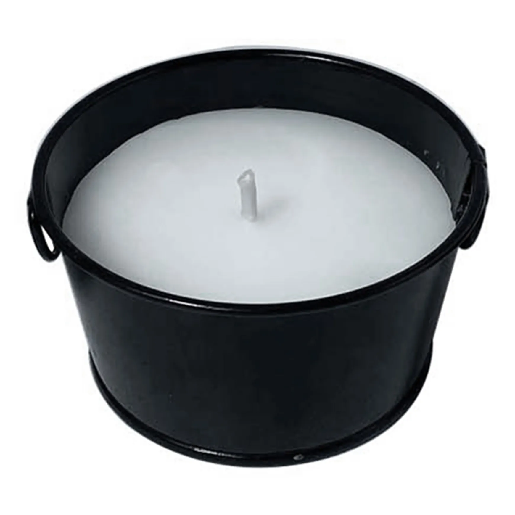 Clearance Sale 3-Pack Black Metal Bucket Citronella Candles, 3.5Oz