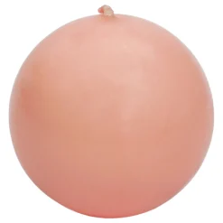 Clearance Sale Pink Unscented Overdip Sphere Candle, 3
