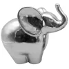 Clearance Sale Silver Ceramic Elephant, 6