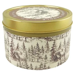 Clearance Sale Warm & Cozy Scented Tin Jar Candle, 9Oz