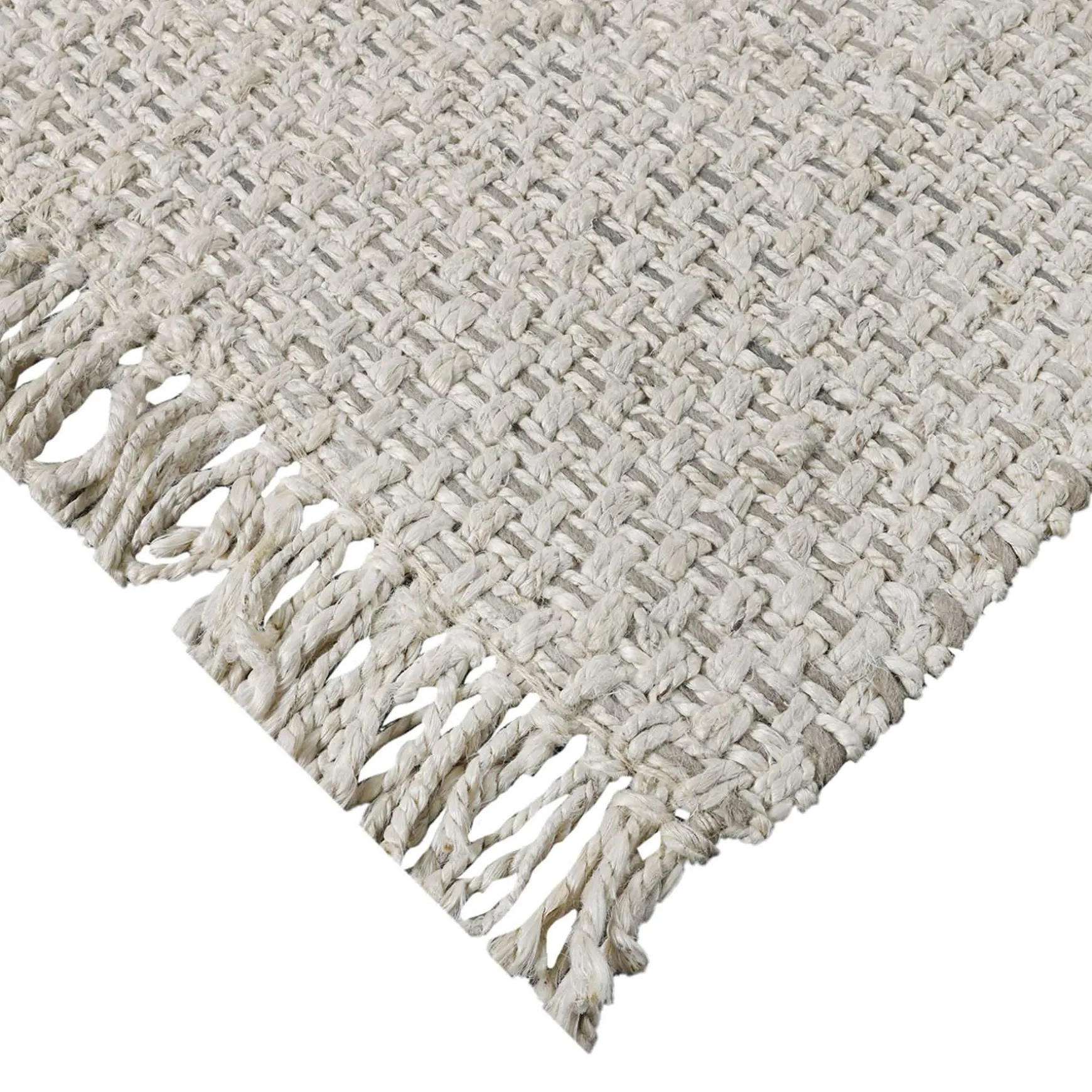 Closeout Sale (B724) Ty Pennington Topher Neutral Flatweave Accent Rug, 3 5