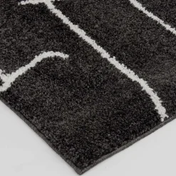 Closeout Sale (D557) Mirabella Black Area Rug, 5 7