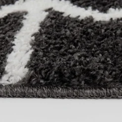 Closeout Sale (D557) Mirabella Black Area Rug, 5 7