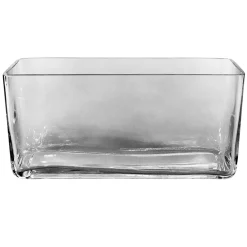 Closeout Sale Grace Mitchell Wide Rectangle Glass Vase, 5
