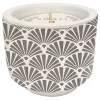 Closeout Sale Grey Patterned Cement Citronella Candle