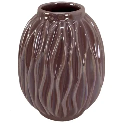 Closeout Sale Laila Ali Purple Ceramic Vase, 6