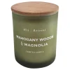Closeout Sale Mahogany Magnolia Scented Glass Jar Candle, 8Oz