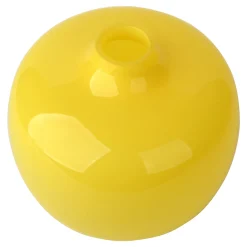 Closeout Sale Tracey Boyd Yellow Glass Vase, 7.5