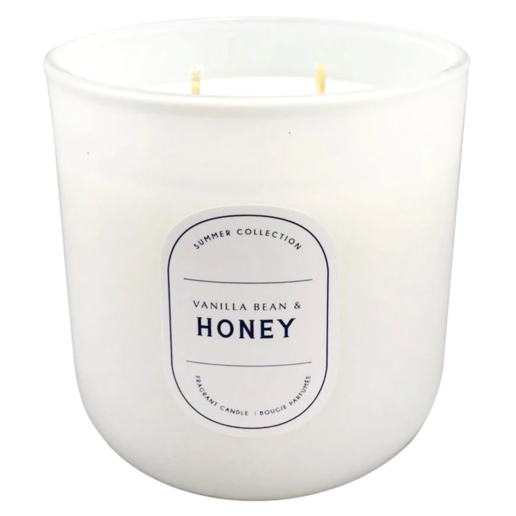 Closeout Sale Vanilla Bean & Honey Scented Glass Candle,12.5Oz