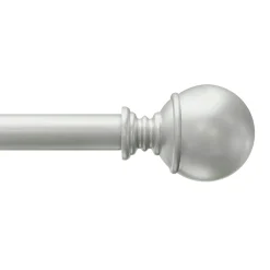 Discount Sale Alex Ball 18 -36 Adjustable 1/2 Diameter Curtain Rod, Nickel Finish