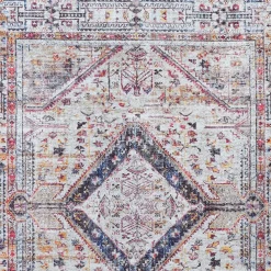 Discount Sale (B754) Ellington Multi-Colored Medallion Area Rug, 8 10
