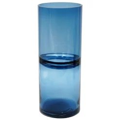Discount Sale Blue Ring Glass Vase, 12