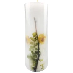 Discount Sale Botanical Unscented Pillar Candle, 8
