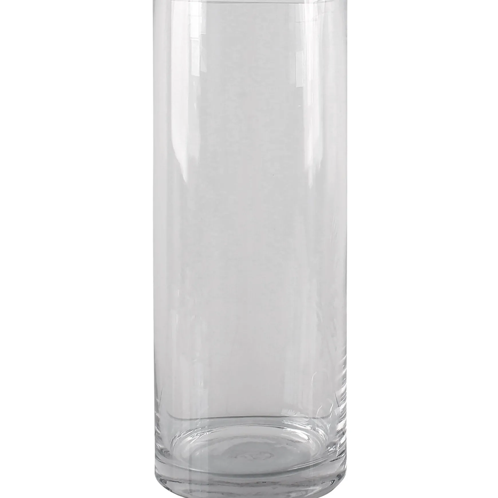 Discount Sale Clear Glass Cylinder Vase, 12