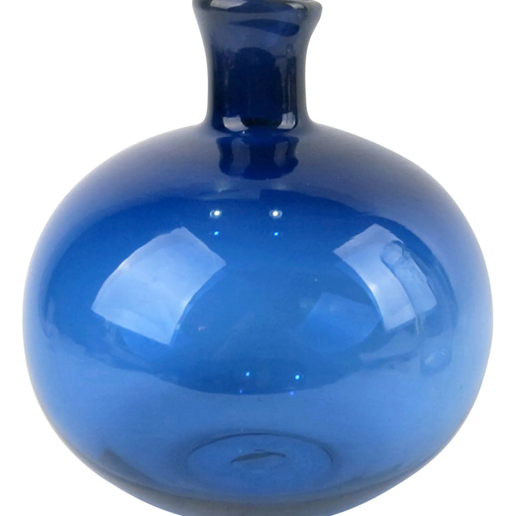 Discount Sale Dark Blue Glass Vase 8X9