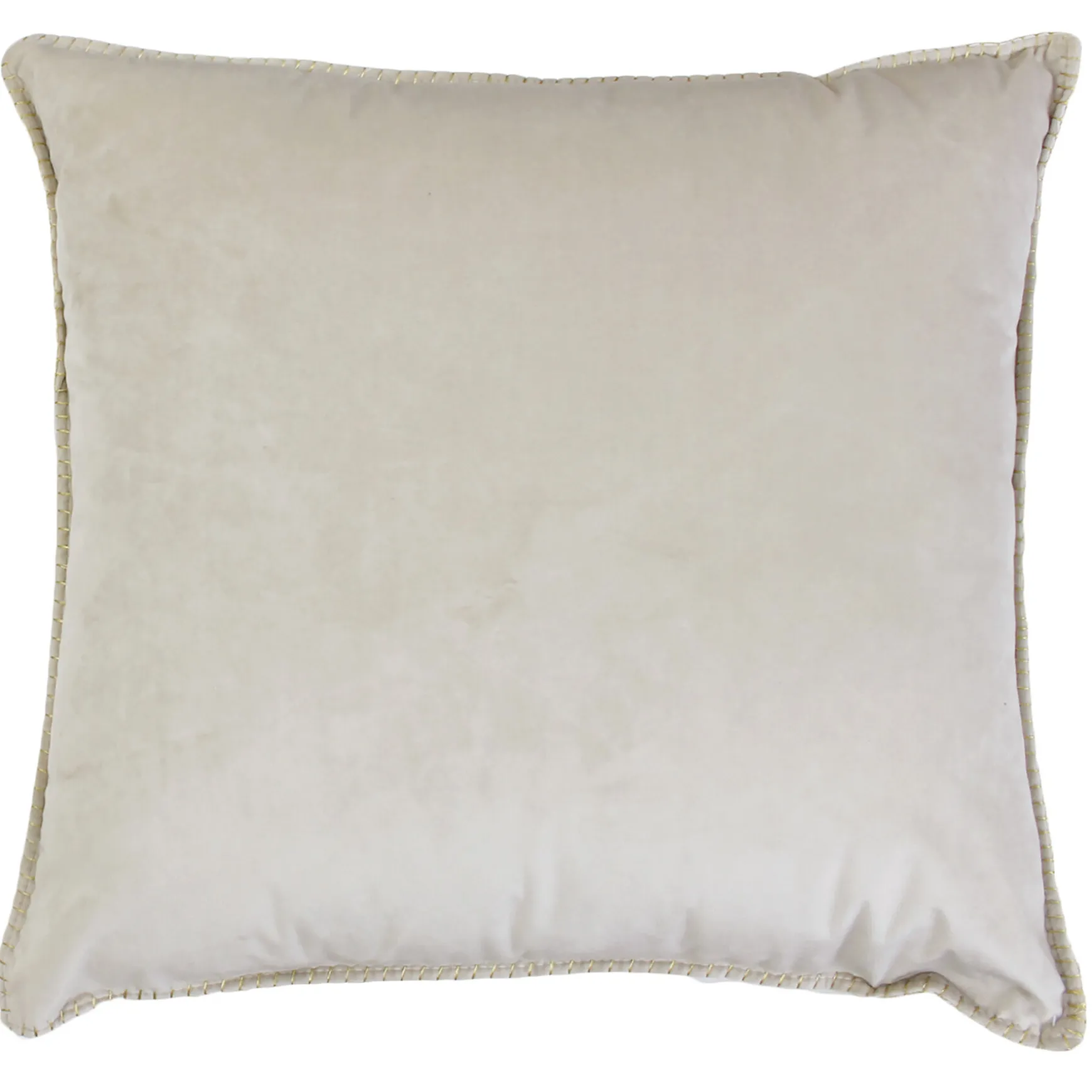 Discount Sale Harry Velvet Light Grey Metallic Whipstitch Throw Pillow, 24