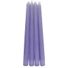 Discount Sale 4-Pack Purple Unscented Overdip Taper Candles, 10