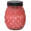 Discount Sale Pink Glass Pineapple Citronella Candle