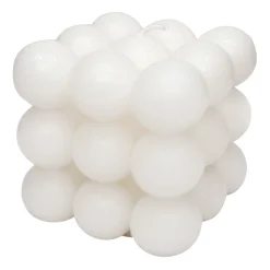 Discount Sale 3X3 White Dot Candle