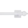 Exclusive 16-28 White Petite Window Magnetic Rod 7/16
