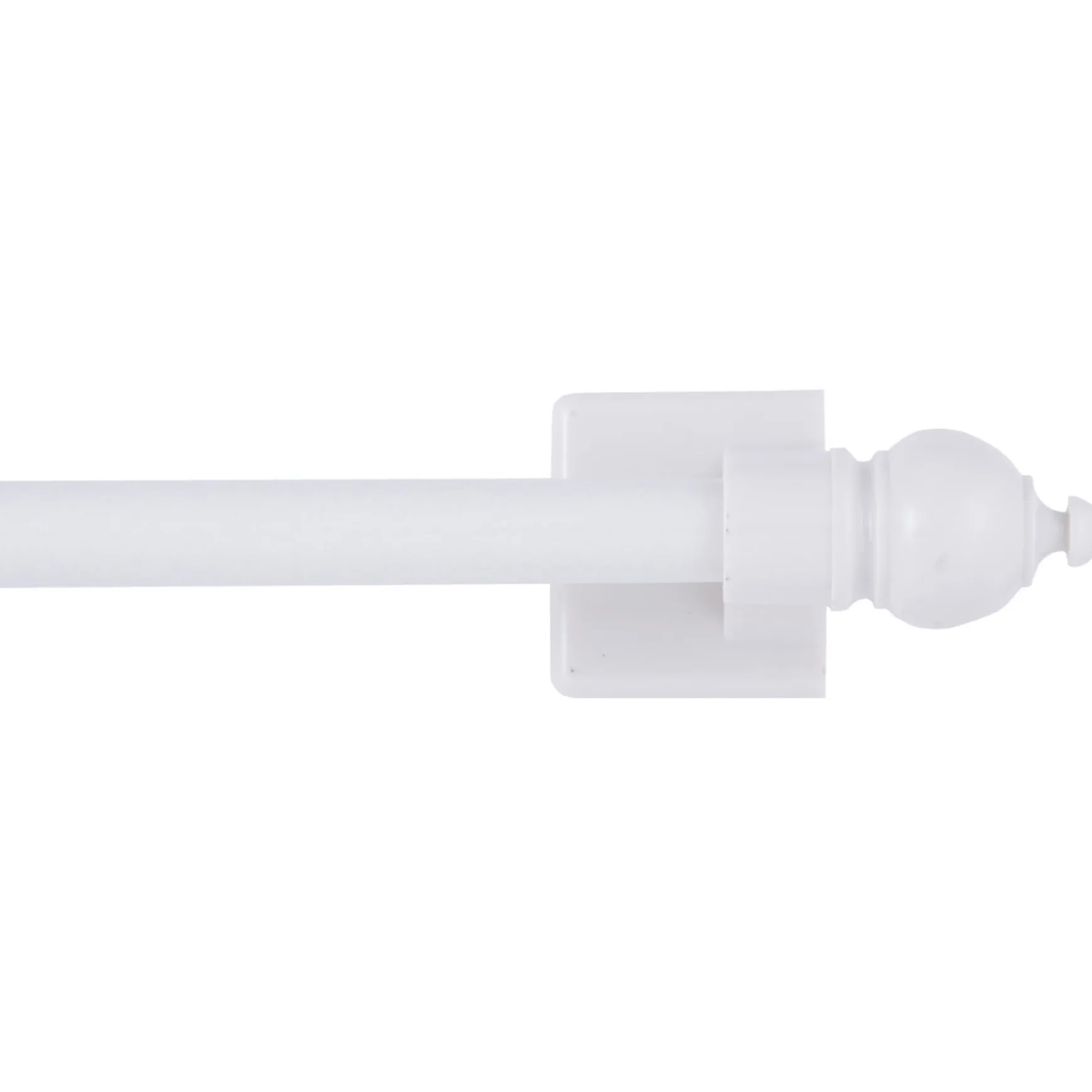 Exclusive 16-28 White Petite Window Magnetic Rod 7/16