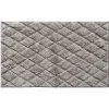 Exclusive Burfi Diamond Bath Rug Grey 21X34