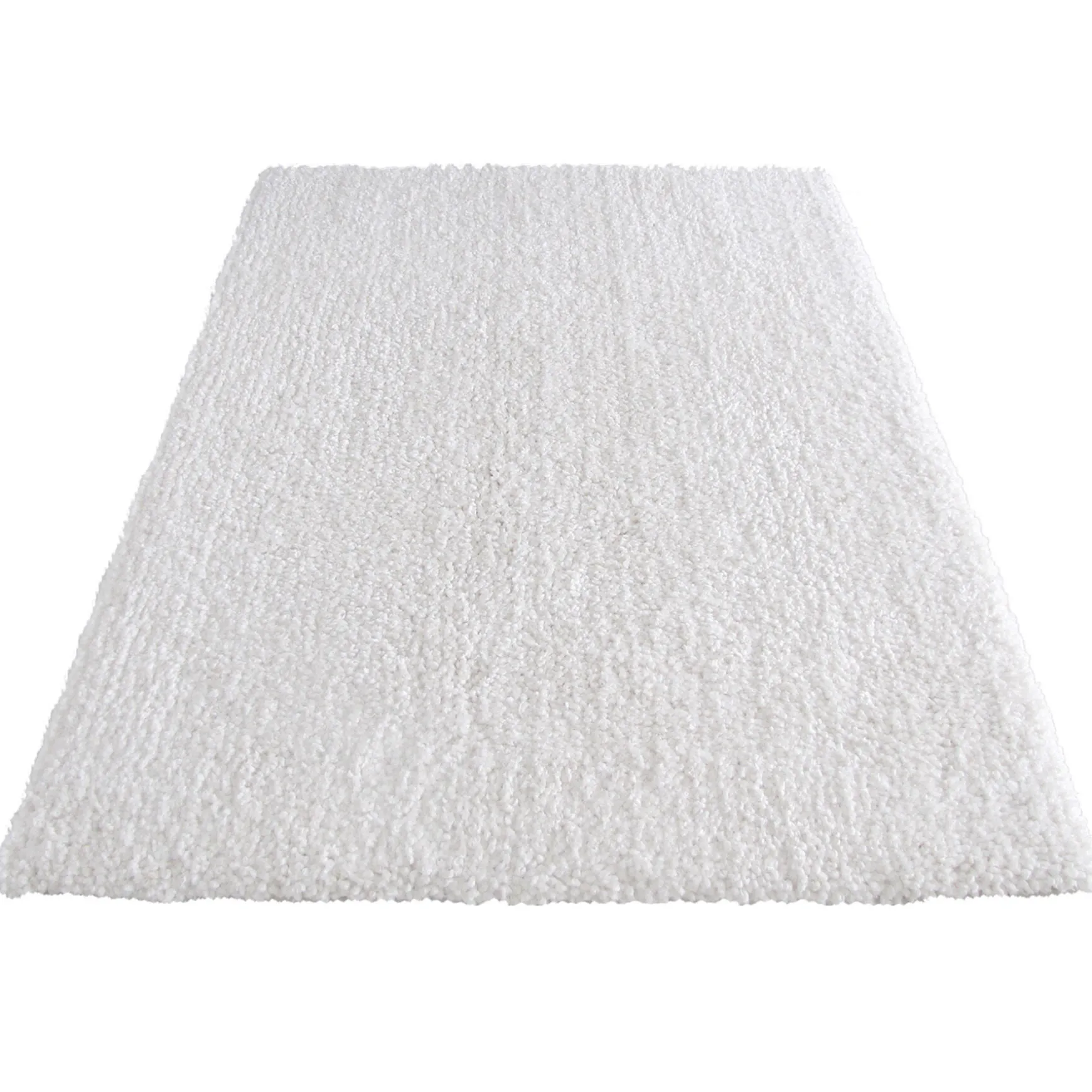 Exclusive (C146) Yeti Ivory Shag Accent Rug, 3 5