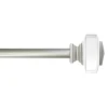 Exclusive Clear 3/4 Tyson Adjustable Curtain Rod 84-120