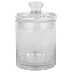 Exclusive Clear Glass Cannister Vase, 5.5