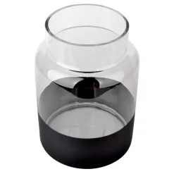 Exclusive Clear Glass Vase With Black Base, 9