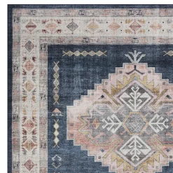 Exclusive (D564) Khloe Blue Medallion Area Rug, 8 10