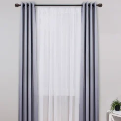 Exclusive Design 36-66 Birkin Oil Rubbed Bronze Double Window Decorative Rod 5/8