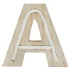 Exclusive Design 6 Led Wooden Letter, A