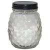 Exclusive Design Clear Glass Pineapple Citronella Candle