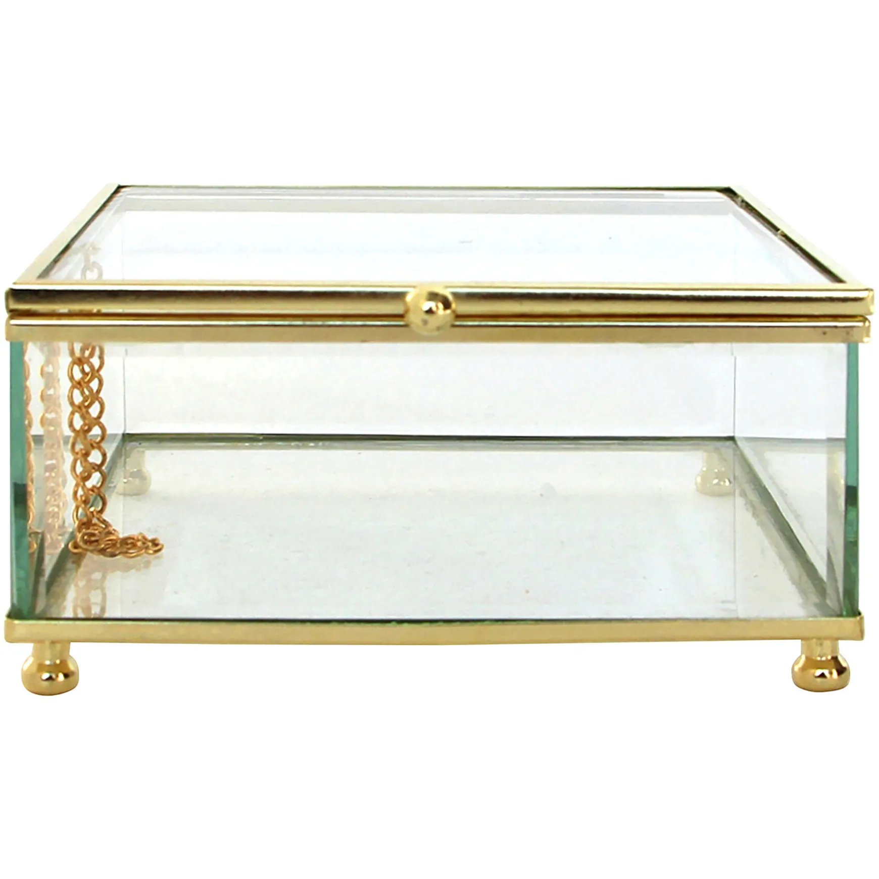 Exclusive Design Clear Glass Box, 5 3