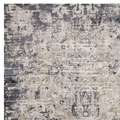 Exclusive Design (D492) Honeybloom Blue & Beige Area Rug, 5 8