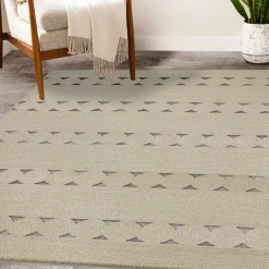 Exclusive Design (D516) Tracey Boyd Ivory Braided Area Rug, 8 10