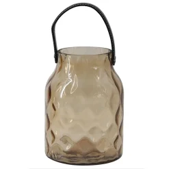 Exclusive Design Glass Lantern With Rope Handle, 8