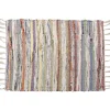 Exclusive Design Multicolored Pastel Chindi Fringe Accent Rug, 20 30