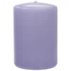 Exclusive Design Purple Unscented Overdip Pillar Candle, 4