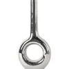 Exclusive Design Silver Key Ceramic Vase, 14.5