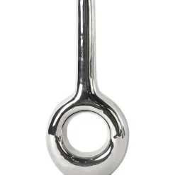 Exclusive Design Silver Key Ceramic Vase, 14.5