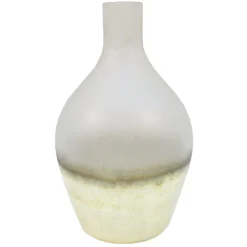 Exclusive Design Tracey Boyd Gold Frosted Glass Vase, 9.5