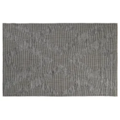 Exclusive (E219) Grey Diamond Design Indoor & Outdoor Accent Rug, 2 4